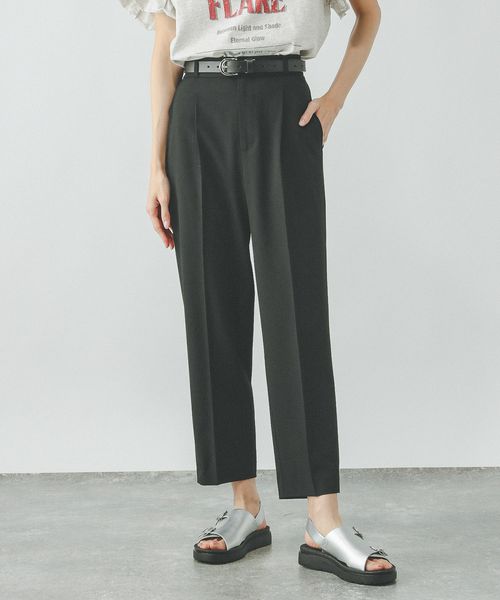 GLOBAL WORK ウツクシルエットDRYプレミアムテーパードパンツ/289086 ブラック XXL ウィメンズボトムス グローバルワーク 289086 and ST アンドエスティ(旧ドットエスティ) GLOBAL WORK ウツクシルエットDRYプレミアムテーパードパンツ/289086 ブラック XXL ウィメンズボトムス グローバルワーク 289086 and ST アンドエスティ(旧ドットエスティ)