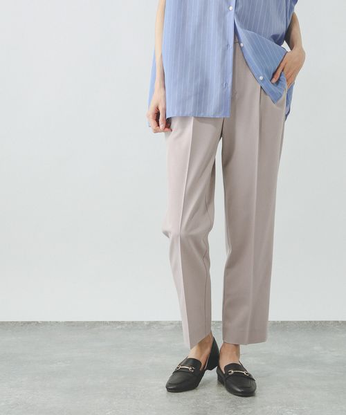 GLOBAL WORK ウツクシルエットDRYプレミアムテーパードパンツ/289086 ライトグレー S ウィメンズボトムス グローバルワーク 289086 and ST アンドエスティ(旧ドットエスティ) GLOBAL WORK ウツクシルエットDRYプレミアムテーパードパンツ/289086 ライトグレー S ウィメンズボトムス グローバルワーク 289086 and ST アンドエスティ(旧ドットエスティ)