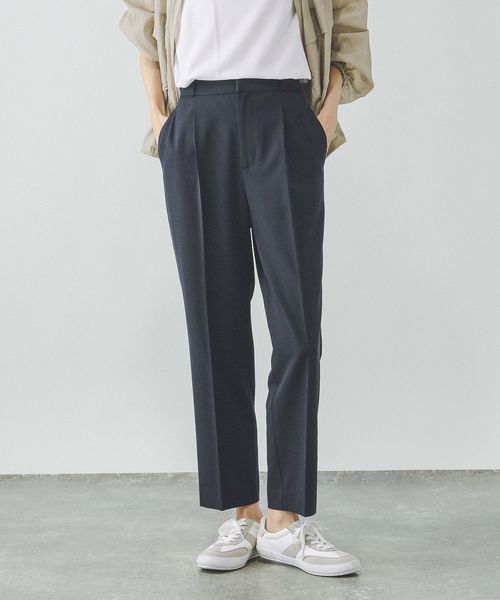 GLOBAL WORK ウツクシルエットDRYプレミアムテーパードパンツ/289086 ネイビー XS ウィメンズボトムス グローバルワーク 289086 and ST アンドエスティ(旧ドットエスティ) GLOBAL WORK ウツクシルエットDRYプレミアムテーパードパンツ/289086 ネイビー XS ウィメンズボトムス グローバルワーク 289086 and ST アンドエスティ(旧ドットエスティ)