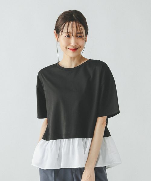 GLOBAL WORK 快適ドッキングプルオーバー/289380 ブラック M ウィメンズインナー グローバルワーク 289380 and ST アンドエスティ(旧ドットエスティ) GLOBAL WORK 快適ドッキングプルオーバー/289380 ブラック M ウィメンズインナー グローバルワーク 289380 and ST アンドエスティ(旧ドットエスティ)