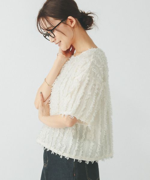 GLOBAL WORK ジャガードフリンジプルオーバー/289888 ナチュラル L ウィメンズインナー グローバルワーク 289888 and ST アンドエスティ(旧ドットエスティ) GLOBAL WORK ジャガードフリンジプルオーバー/289888 ナチュラル L ウィメンズインナー グローバルワーク 289888 and ST アンドエスティ(旧ドットエスティ)