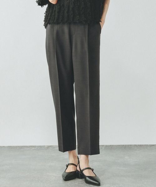 GLOBAL WORK お手入れラクラクセットアップ/テーパードパンツ/290033 ブラック M ウィメンズボトムス グローバルワーク 290033 and ST アンドエスティ(旧ドットエスティ) GLOBAL WORK お手入れラクラクセットアップ/テーパードパンツ/290033 ブラック M ウィメンズボトムス グローバルワーク 290033 and ST アンドエスティ(旧ドットエスティ)