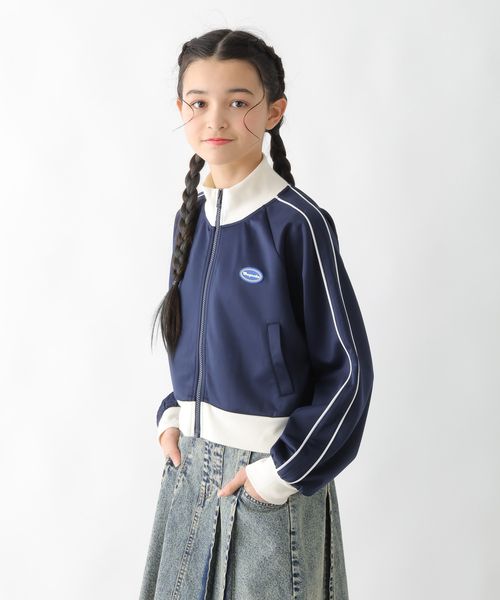 GLOBAL WORK ショートトラックジャケット/キッズ/290868 ネイビー キッズ グローバルワーク 290868 and ST アンドエスティ(旧ドットエスティ) GLOBAL WORK ショートトラックジャケット/キッズ/290868 ネイビー キッズ グローバルワーク 290868 and ST アンドエスティ(旧ドットエスティ)