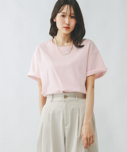 GLOBAL WORK FFFIT エフィット/マイニチタキノウクルーT/291131 ピンク XS ウィメンズインナー グローバルワーク 291131 and ST アンドエスティ(旧ドットエスティ) GLOBAL WORK FFFIT エフィット/マイニチタキノウクルーT/291131 ピンク XS ウィメンズインナー グローバルワーク 291131 and ST アンドエスティ(旧ドットエスティ)