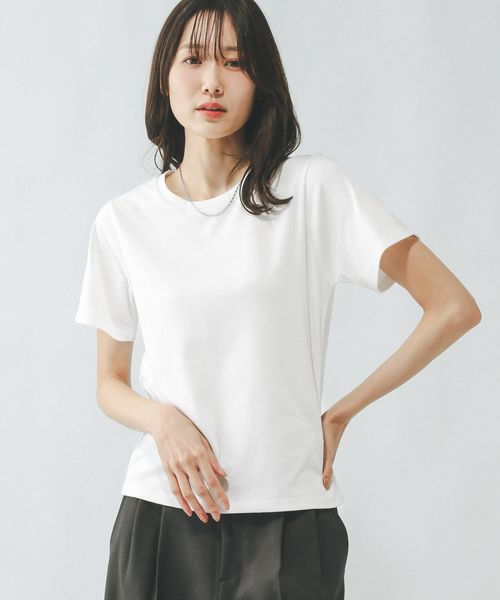 GLOBAL WORK FFFIT エフィット/やわらかストレッチクルーネックT/291133 オフホワイト XS ウィメンズインナー グローバルワーク 291133 and ST アンドエスティ(旧ドットエスティ) GLOBAL WORK FFFIT エフィット/やわらかストレッチクルーネックT/291133 オフホワイト XS ウィメンズインナー グローバルワーク 291133 and ST アンドエスティ(旧ドットエスティ)
