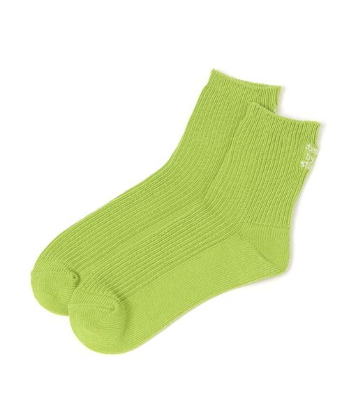 GLOBAL WORK お好きなソックス3足で990円/らくごこちロゴソックス/291557 グリーン ウィメンズグッズ グローバルワーク 291557 and ST アンドエスティ(旧ドットエスティ) GLOBAL WORK お好きなソックス3足で990円/らくごこちロゴソックス/291557 グリーン ウィメンズグッズ グローバルワーク 291557 and ST アンドエスティ(旧ドットエスティ)