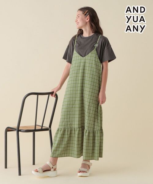2setキャミワンピース 半袖tシャツ And Yua Any 公式 グローバルワーク Global Work 通販
