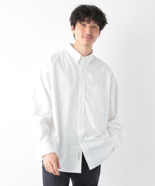 45R 薄オックスフォードビックシャツ - シャツ/ブラウス(七分/長袖)