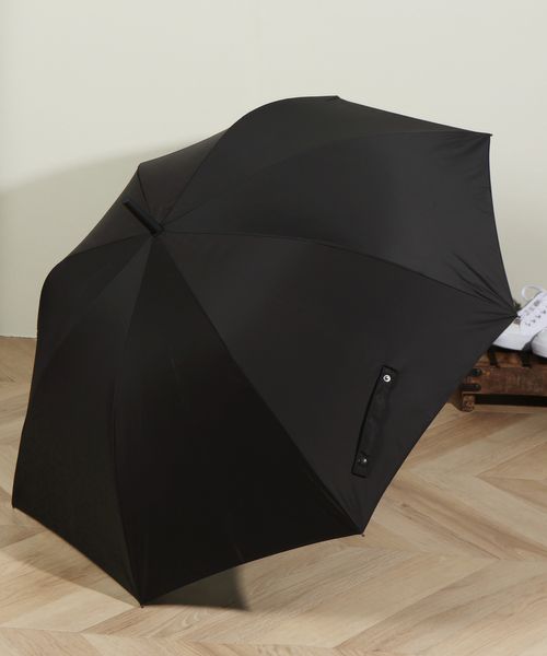 GLOBAL WORK 滑落超撥水晴雨兼用長傘/308321 ブラック ウィメンズグッズ グローバルワーク 308321 and ST アンドエスティ(旧ドットエスティ) GLOBAL WORK 滑落超撥水晴雨兼用長傘/308321 ブラック ウィメンズグッズ グローバルワーク 308321 and ST アンドエスティ(旧ドットエスティ)