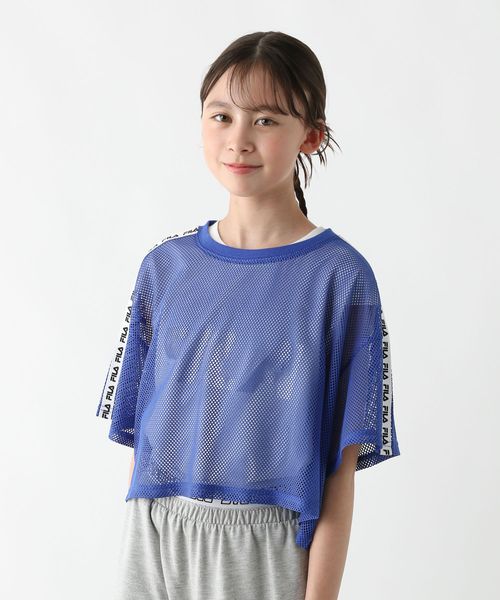 GLOBAL WORK FILAコラボ/メッシュセット/キッズ/309348 ブルー キッズ グローバルワーク 309348 and ST アンドエスティ(旧ドットエスティ) GLOBAL WORK FILAコラボ/メッシュセット/キッズ/309348 ブルー キッズ グローバルワーク 309348 and ST アンドエスティ(旧ドットエスティ)