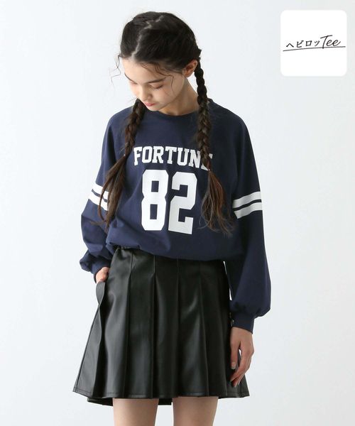 GLOBAL WORK ヘビロッTEEドロスト長袖/キッズ/311574 ネイビー キッズ グローバルワーク 311574 and ST アンドエスティ(旧ドットエスティ) GLOBAL WORK ヘビロッTEEドロスト長袖/キッズ/311574 ネイビー キッズ グローバルワーク 311574 and ST アンドエスティ(旧ドットエスティ)