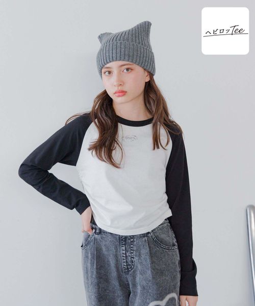 GLOBAL WORK ヘビロッTEEチビ長袖/キッズ/311633 オフホワイト キッズ グローバルワーク 311633 and ST アンドエスティ(旧ドットエスティ) GLOBAL WORK ヘビロッTEEチビ長袖/キッズ/311633 オフホワイト キッズ グローバルワーク 311633 and ST アンドエスティ(旧ドットエスティ)