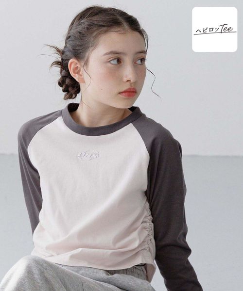 GLOBAL WORK ヘビロッTEEチビ長袖/キッズ/311633 ピンク キッズ グローバルワーク 311633 and ST アンドエスティ(旧ドットエスティ) GLOBAL WORK ヘビロッTEEチビ長袖/キッズ/311633 ピンク キッズ グローバルワーク 311633 and ST アンドエスティ(旧ドットエスティ)