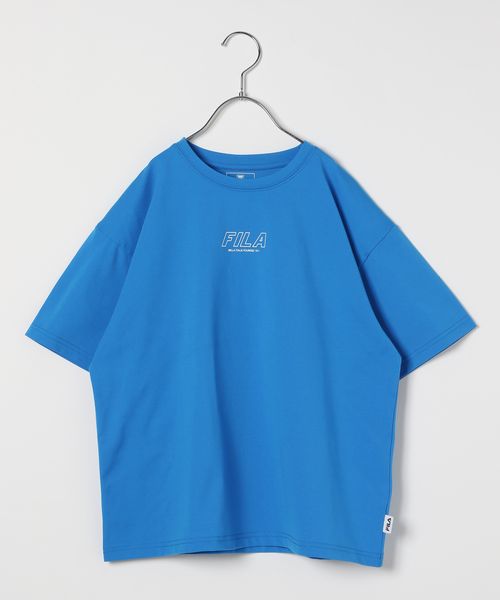 GLOBAL WORK FILAコラボ/水陸半袖T/キッズ/WEB先行販売/319721 ブルー キッズ グローバルワーク 319721 and ST アンドエスティ(旧ドットエスティ) GLOBAL WORK FILAコラボ/水陸半袖T/キッズ/WEB先行販売/319721 ブルー キッズ グローバルワーク 319721 and ST アンドエスティ(旧ドットエスティ)