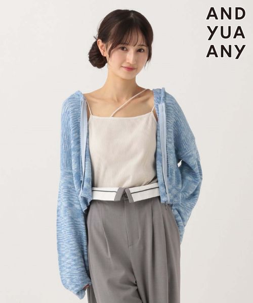 GLOBAL WORK WEB限定/フードニットZIPカーデ/AND YUA ANY/321118 ライトブルー FREE キッズ グローバルワーク 321118 and ST アンドエスティ(旧ドットエスティ) GLOBAL WORK WEB限定/フードニットZIPカーデ/AND YUA ANY/321118 ライトブルー FREE キッズ グローバルワーク 321118 and ST アンドエスティ(旧ドットエスティ)