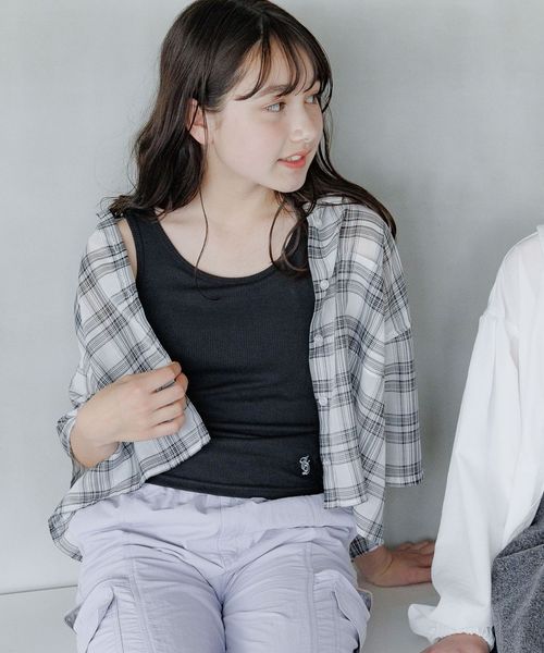 GLOBAL WORK コットンキャンディ*DRYカップ付きタンク/キッズ/321461 ブラック キッズ グローバルワーク 321461 and ST アンドエスティ(旧ドットエスティ) GLOBAL WORK コットンキャンディ*DRYカップ付きタンク/キッズ/321461 ブラック キッズ グローバルワーク 321461 and ST アンドエスティ(旧ドットエスティ)