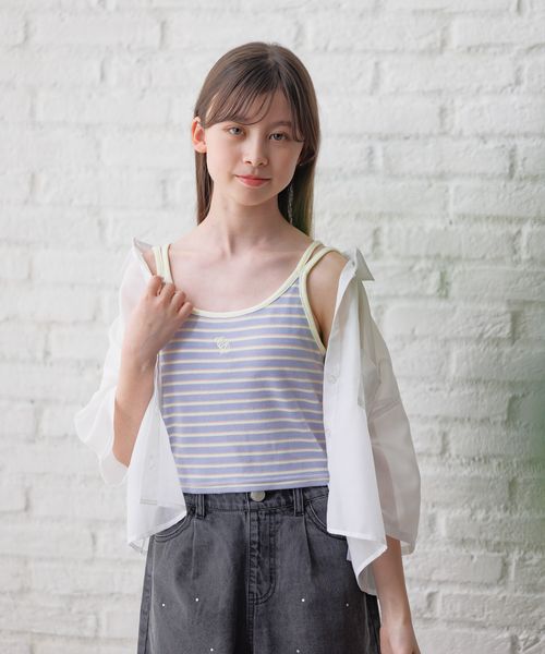 GLOBAL WORK コットンキャンディ*DRYカップ付きキャミ/キッズ/321465 ライトブルー キッズ グローバルワーク 321465 and ST アンドエスティ(旧ドットエスティ) GLOBAL WORK コットンキャンディ*DRYカップ付きキャミ/キッズ/321465 ライトブルー キッズ グローバルワーク 321465 and ST アンドエスティ(旧ドットエスティ)