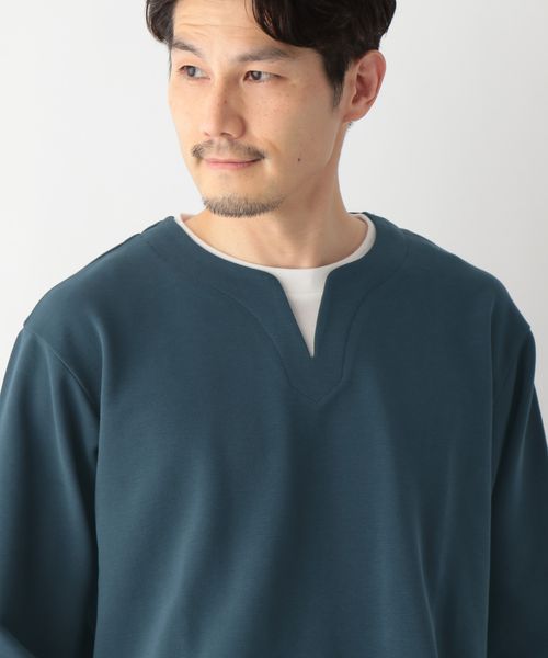 GLOBAL WORK キーネックレイヤード/長袖/一部店舗限定/321981 カーキ S メンズインナー グローバルワーク 321981 and ST アンドエスティ(旧ドットエスティ) GLOBAL WORK キーネックレイヤード/長袖/一部店舗限定/321981 カーキ S メンズインナー グローバルワーク 321981 and ST アンドエスティ(旧ドットエスティ)