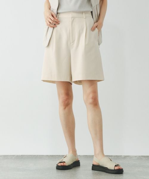 GLOBAL WORK ウツクシルエットDRYショートパンツ/322202 ナチュラル L ウィメンズボトムス グローバルワーク 322202 and ST アンドエスティ(旧ドットエスティ) GLOBAL WORK ウツクシルエットDRYショートパンツ/322202 ナチュラル L ウィメンズボトムス グローバルワーク 322202 and ST アンドエスティ(旧ドットエスティ)