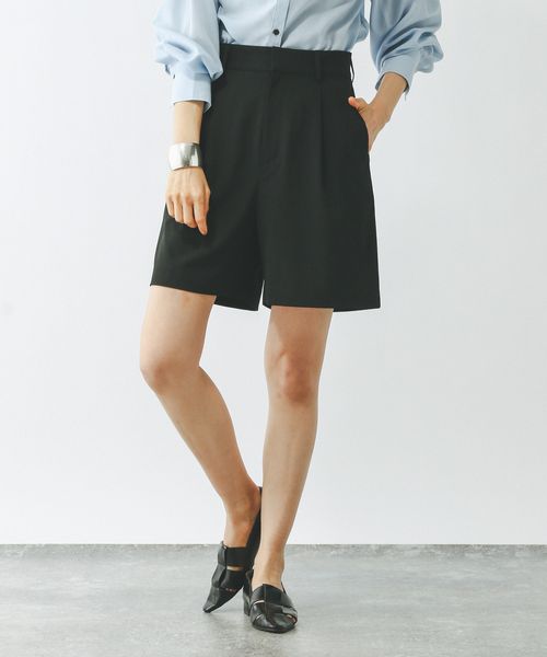 GLOBAL WORK ウツクシルエットDRYショートパンツ/322202 ブラック M ウィメンズボトムス グローバルワーク 322202 and ST アンドエスティ(旧ドットエスティ) GLOBAL WORK ウツクシルエットDRYショートパンツ/322202 ブラック M ウィメンズボトムス グローバルワーク 322202 and ST アンドエスティ(旧ドットエスティ)