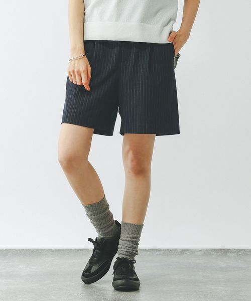 GLOBAL WORK ウツクシルエットDRYショートパンツ/322202 ダークブルー M ウィメンズボトムス グローバルワーク 322202 and ST アンドエスティ(旧ドットエスティ) GLOBAL WORK ウツクシルエットDRYショートパンツ/322202 ダークブルー M ウィメンズボトムス グローバルワーク 322202 and ST アンドエスティ(旧ドットエスティ)