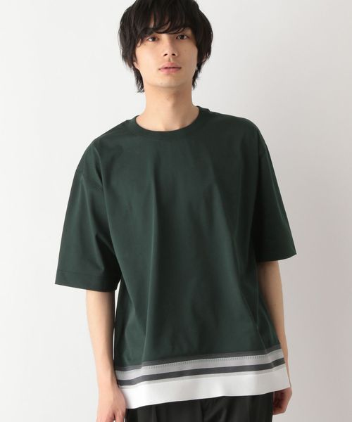 GLOBAL WORK サラサラ快適DRYTシャツ/切り替え/半袖/323115 カーキ XL メンズインナー グローバルワーク 323115 and ST アンドエスティ(旧ドットエスティ) GLOBAL WORK サラサラ快適DRYTシャツ/切り替え/半袖/323115 カーキ XL メンズインナー グローバルワーク 323115 and ST アンドエスティ(旧ドットエスティ)