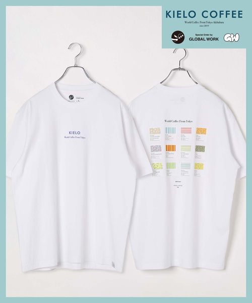 GLOBAL WORK KIELO COFFEE Tシャツ/323524 ホワイト L メンズインナー グローバルワーク 323524 and ST アンドエスティ(旧ドットエスティ) GLOBAL WORK KIELO COFFEE Tシャツ/323524 ホワイト L メンズインナー グローバルワーク 323524 and ST アンドエスティ(旧ドットエスティ)