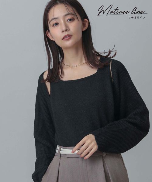 GLOBAL WORK MATINEE LINE/ボレロ*タンクセット/324564 ブラック M マチネ グローバルワーク 324564 and ST アンドエスティ(旧ドットエスティ) GLOBAL WORK MATINEE LINE/ボレロ*タンクセット/324564 ブラック M マチネ グローバルワーク 324564 and ST アンドエスティ(旧ドットエスティ)
