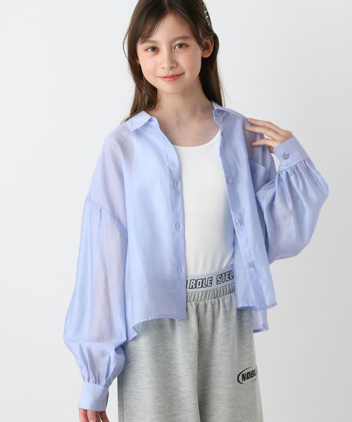 GLOBAL WORK イージーケアシアーシャツ長袖/キッズ/324591 ライトブルー キッズ グローバルワーク 324591 and ST アンドエスティ(旧ドットエスティ) GLOBAL WORK イージーケアシアーシャツ長袖/キッズ/324591 ライトブルー キッズ グローバルワーク 324591 and ST アンドエスティ(旧ドットエスティ)