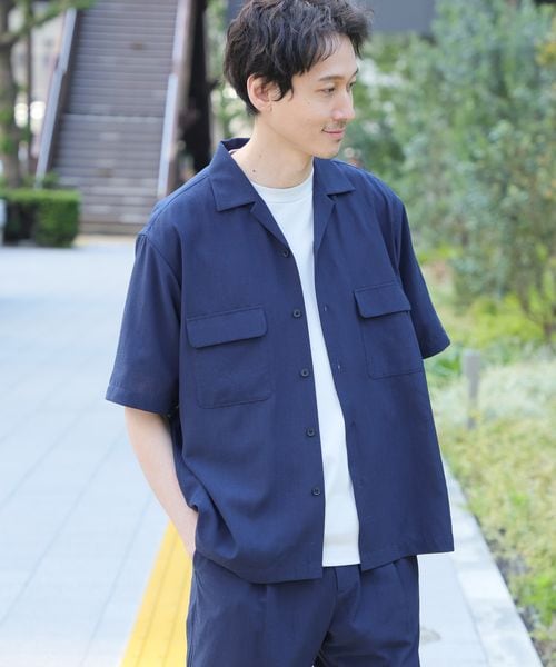 GLOBAL WORK 爽快DRYタッチシャツ/一部店舗限定/324960 ネイビー S メンズインナー グローバルワーク 324960 and ST アンドエスティ(旧ドットエスティ) GLOBAL WORK 爽快DRYタッチシャツ/一部店舗限定/324960 ネイビー S メンズインナー グローバルワーク 324960 and ST アンドエスティ(旧ドットエスティ)