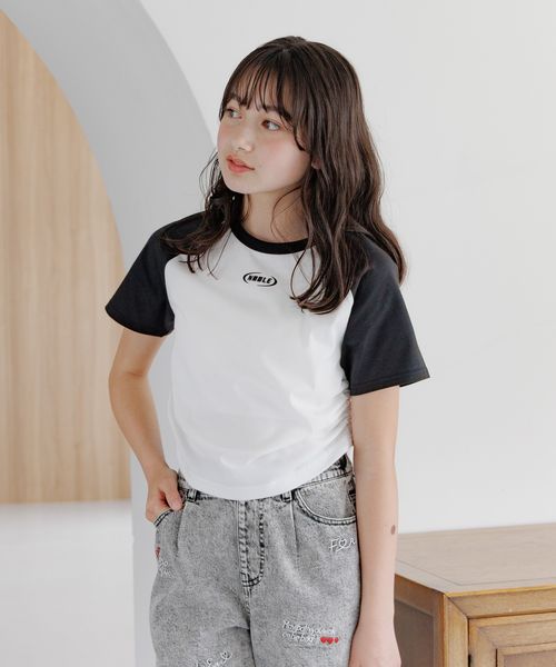 GLOBAL WORK ヘビロッTEEチビ半袖/キッズ/324968 オフホワイト キッズ グローバルワーク 324968 and ST アンドエスティ(旧ドットエスティ) GLOBAL WORK ヘビロッTEEチビ半袖/キッズ/324968 オフホワイト キッズ グローバルワーク 324968 and ST アンドエスティ(旧ドットエスティ)