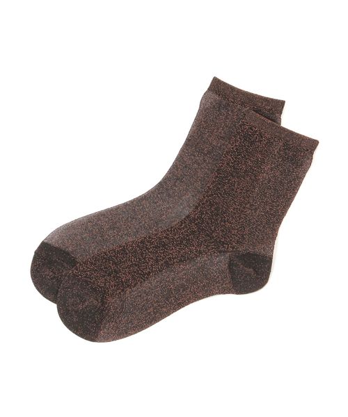 GLOBAL WORK お好きなソックス3足で990円/抗菌防臭柄ラメソックス/325541 ブラウン ウィメンズグッズ グローバルワーク 325541 and ST アンドエスティ(旧ドットエスティ) GLOBAL WORK お好きなソックス3足で990円/抗菌防臭柄ラメソックス/325541 ブラウン ウィメンズグッズ グローバルワーク 325541 and ST アンドエスティ(旧ドットエスティ)
