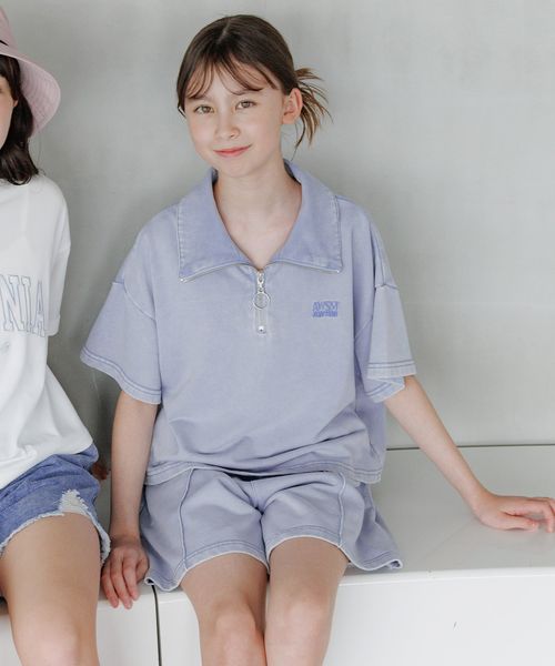 GLOBAL WORK ピグメントセットアップ/キッズ/326100 ライトブルー キッズ グローバルワーク 326100 and ST アンドエスティ(旧ドットエスティ) GLOBAL WORK ピグメントセットアップ/キッズ/326100 ライトブルー キッズ グローバルワーク 326100 and ST アンドエスティ(旧ドットエスティ)