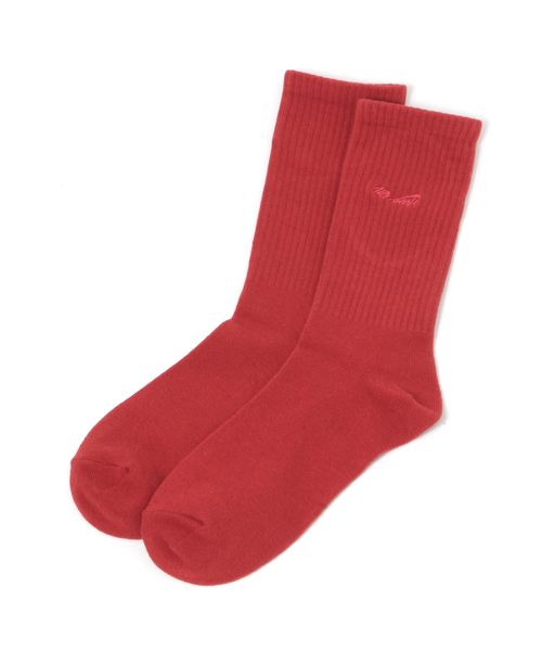 GLOBAL WORK お好きなソックス3足で990円/ロゴリブロングカラーソックス/326584 レッド FREE ウィメンズグッズ グローバルワーク 326584 and ST アンドエスティ(旧ドットエスティ) GLOBAL WORK お好きなソックス3足で990円/ロゴリブロングカラーソックス/326584 レッド FREE ウィメンズグッズ グローバルワーク 326584 and ST アンドエスティ(旧ドットエスティ)