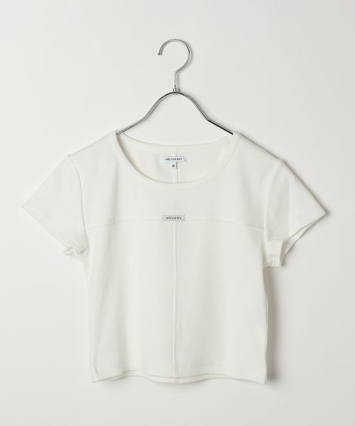 GLOBAL WORK 着回しリブT半袖/AND YUA ANY/327089 ナチュラル M キッズ グローバルワーク 327089 and ST アンドエスティ(旧ドットエスティ) GLOBAL WORK 着回しリブT半袖/AND YUA ANY/327089 ナチュラル M キッズ グローバルワーク 327089 and ST アンドエスティ(旧ドットエスティ)