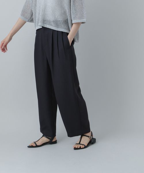 GLOBAL WORK MATINEE LINE/リネンライクバレルパンツ/327144 シルバー L マチネ グローバルワーク 327144 and ST アンドエスティ(旧ドットエスティ) GLOBAL WORK MATINEE LINE/リネンライクバレルパンツ/327144 シルバー L マチネ グローバルワーク 327144 and ST アンドエスティ(旧ドットエスティ)