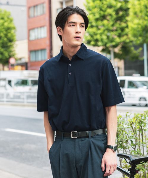 GLOBAL WORK カノコポロ/Salon de GW/418363 ネイビー XL メンズインナー グローバルワーク 418363 and ST アンドエスティ(旧ドットエスティ) GLOBAL WORK カノコポロ/Salon de GW/418363 ネイビー XL メンズインナー グローバルワーク 418363 and ST アンドエスティ(旧ドットエスティ)