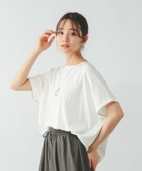 GLOBAL WORK フローズンドルマンプルオーバー/451572 オフホワイト M ウィメンズインナー グローバルワーク 451572 and ST アンドエスティ(旧ドットエスティ) GLOBAL WORK フローズンドルマンプルオーバー/451572 オフホワイト M ウィメンズインナー グローバルワーク 451572 and ST アンドエスティ(旧ドットエスティ)