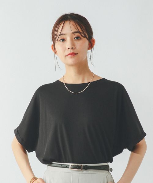 GLOBAL WORK フローズンドルマンプルオーバー/451572 ブラック L ウィメンズインナー グローバルワーク 451572 and ST アンドエスティ(旧ドットエスティ) GLOBAL WORK フローズンドルマンプルオーバー/451572 ブラック L ウィメンズインナー グローバルワーク 451572 and ST アンドエスティ(旧ドットエスティ)