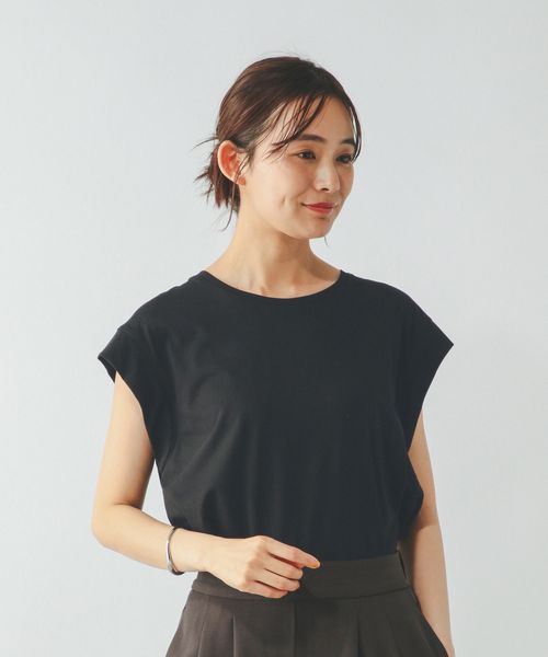 GLOBAL WORK フローズンバックフレアフレンチスリーブ/451574 ブラック S ウィメンズインナー グローバルワーク 451574 and ST アンドエスティ(旧ドットエスティ) GLOBAL WORK フローズンバックフレアフレンチスリーブ/451574 ブラック S ウィメンズインナー グローバルワーク 451574 and ST アンドエスティ(旧ドットエスティ)