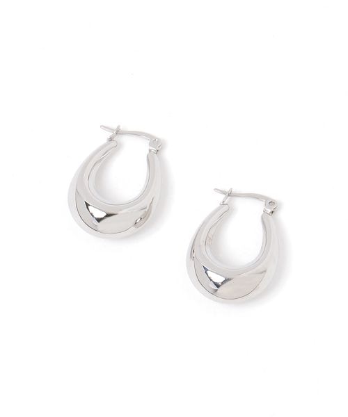 GLOBAL WORK ステンレスフープピアス/491951 ライトグレー ウィメンズグッズ グローバルワーク 491951 and ST アンドエスティ(旧ドットエスティ) GLOBAL WORK ステンレスフープピアス/491951 ライトグレー ウィメンズグッズ グローバルワーク 491951 and ST アンドエスティ(旧ドットエスティ)