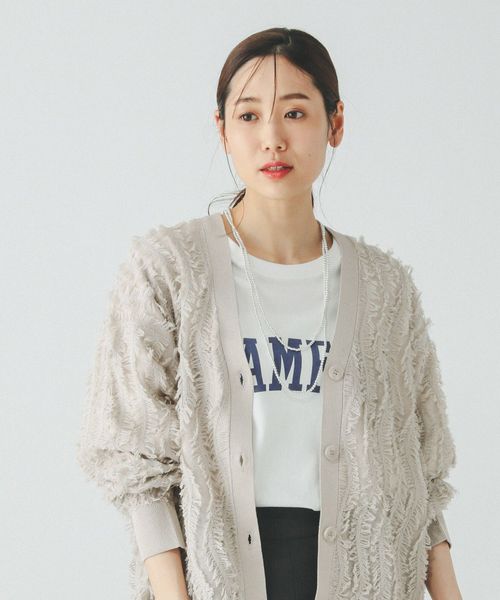 GLOBAL WORK シアーフリンジカーディガン長袖/492317 ライトグレー M ウィメンズインナー グローバルワーク 492317 and ST アンドエスティ(旧ドットエスティ) GLOBAL WORK シアーフリンジカーディガン長袖/492317 ライトグレー M ウィメンズインナー グローバルワーク 492317 and ST アンドエスティ(旧ドットエスティ)