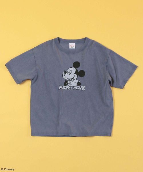 GLOBAL WORK MICKEY/プリントT半袖/492616 ブルー M ウィメンズインナー グローバルワーク 492616 and ST アンドエスティ(旧ドットエスティ) GLOBAL WORK MICKEY/プリントT半袖/492616 ブルー M ウィメンズインナー グローバルワーク 492616 and ST アンドエスティ(旧ドットエスティ)