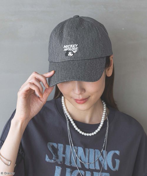 GLOBAL WORK MICKEY/刺繍CAP/492642 ライトグレー ウィメンズグッズ グローバルワーク 492642 and ST アンドエスティ(旧ドットエスティ) GLOBAL WORK MICKEY/刺繍CAP/492642 ライトグレー ウィメンズグッズ グローバルワーク 492642 and ST アンドエスティ(旧ドットエスティ)