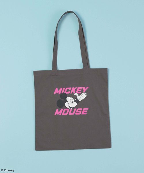 GLOBAL WORK MICKEY/プリントトート/492664 グレー ウィメンズグッズ グローバルワーク 492664 and ST アンドエスティ(旧ドットエスティ) GLOBAL WORK MICKEY/プリントトート/492664 グレー ウィメンズグッズ グローバルワーク 492664 and ST アンドエスティ(旧ドットエスティ)
