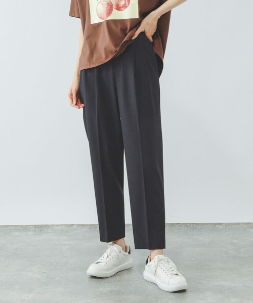 GLOBAL WORK ウツクシルエットテーパードパンツ/494098 ネイビー ウィメンズボトムス グローバルワーク 494098 and ST アンドエスティ(旧ドットエスティ) GLOBAL WORK ウツクシルエットテーパードパンツ/494098 ネイビー ウィメンズボトムス グローバルワーク 494098 and ST アンドエスティ(旧ドットエスティ)