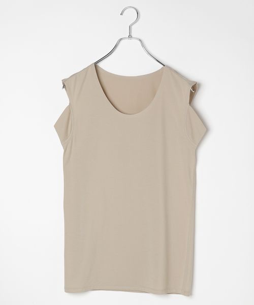 GLOBAL WORK やわらかストレッチパッド付きTシャツ/FFFIT エフィット/494504 ライトベージュ M メンズインナー グローバルワーク 494504 and ST アンドエスティ(旧ドットエスティ) GLOBAL WORK やわらかストレッチパッド付きTシャツ/FFFIT エフィット/494504 ライトベージュ M メンズインナー グローバルワーク 494504 and ST アンドエスティ(旧ドットエスティ)