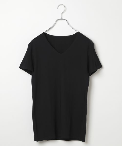 GLOBAL WORK やわらかストレッチインナーVネックTシャツ/FFFIT エフィット/494505 ブラック L メンズインナー グローバルワーク 494505 and ST アンドエスティ(旧ドットエスティ) GLOBAL WORK やわらかストレッチインナーVネックTシャツ/FFFIT エフィット/494505 ブラック L メンズインナー グローバルワーク 494505 and ST アンドエスティ(旧ドットエスティ)