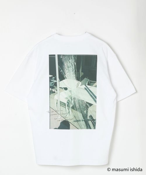 GLOBAL WORK 石田真澄/フォトTシャツ/半袖/494906 ホワイト S メンズインナー グローバルワーク 494906 and ST アンドエスティ(旧ドットエスティ) GLOBAL WORK 石田真澄/フォトTシャツ/半袖/494906 ホワイト S メンズインナー グローバルワーク 494906 and ST アンドエスティ(旧ドットエスティ)