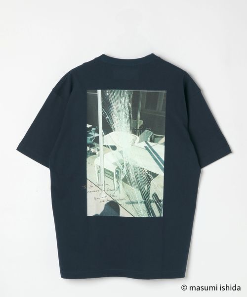 GLOBAL WORK 石田真澄/フォトTシャツ/半袖/494906 ネイビー M メンズインナー グローバルワーク 494906 and ST アンドエスティ(旧ドットエスティ) GLOBAL WORK 石田真澄/フォトTシャツ/半袖/494906 ネイビー M メンズインナー グローバルワーク 494906 and ST アンドエスティ(旧ドットエスティ)